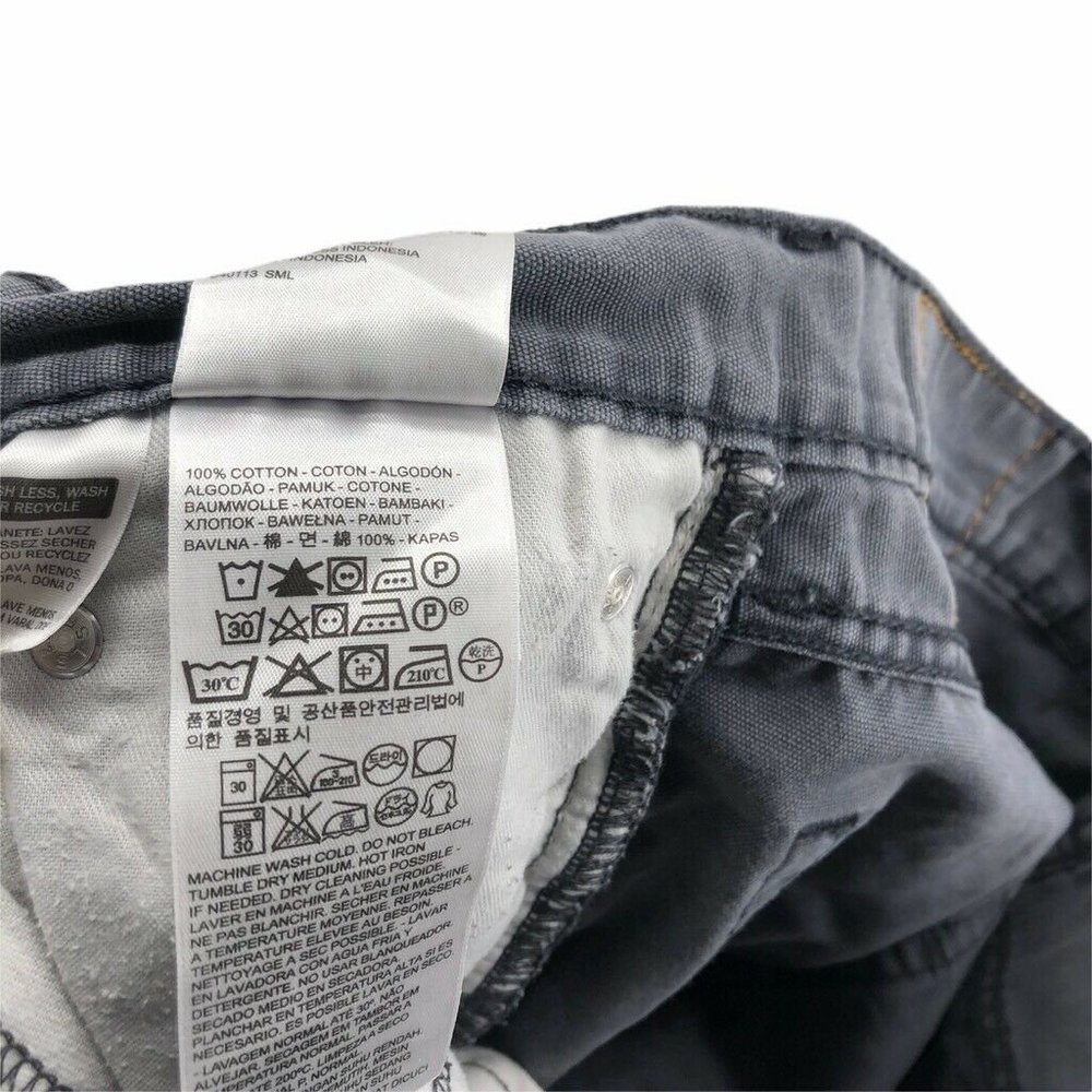 Levis Mens Classic Straight Jeans Black Pocket 33 - Picture 8 of 8